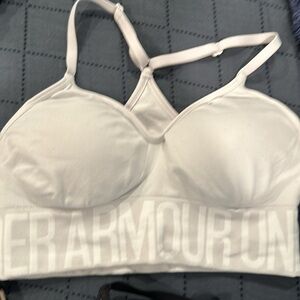 Under Armour White Sports Bra